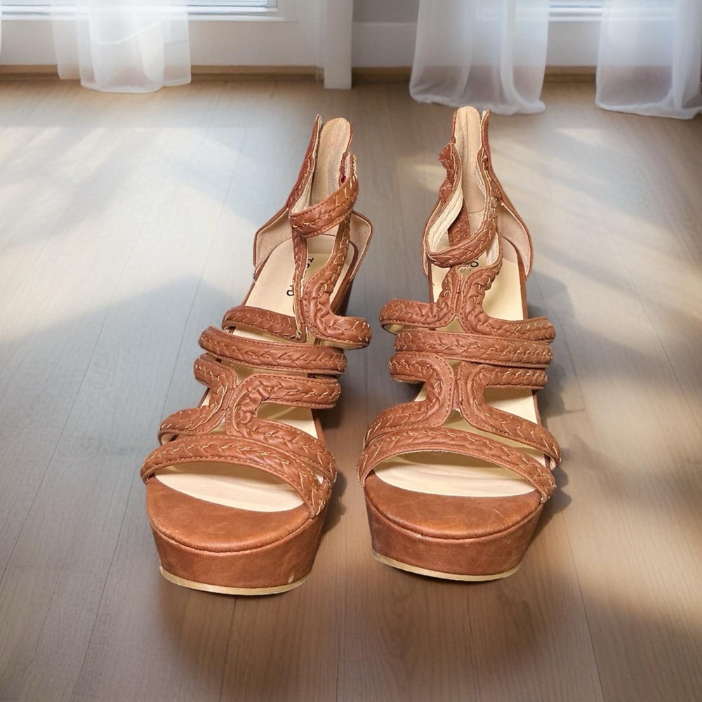 Torrid Brown Platform Sandals - image 1